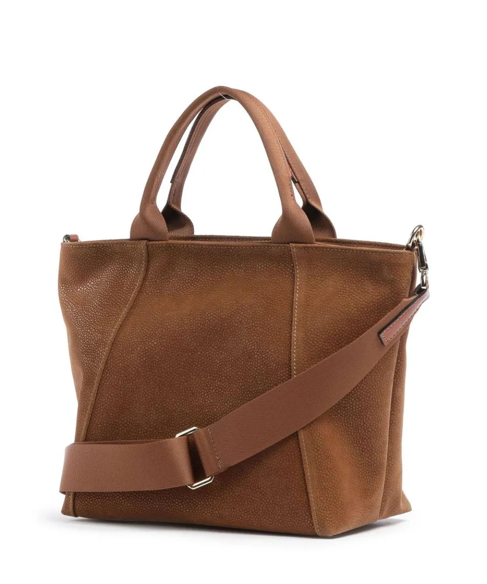 Life Handtasche Lederimitat braun