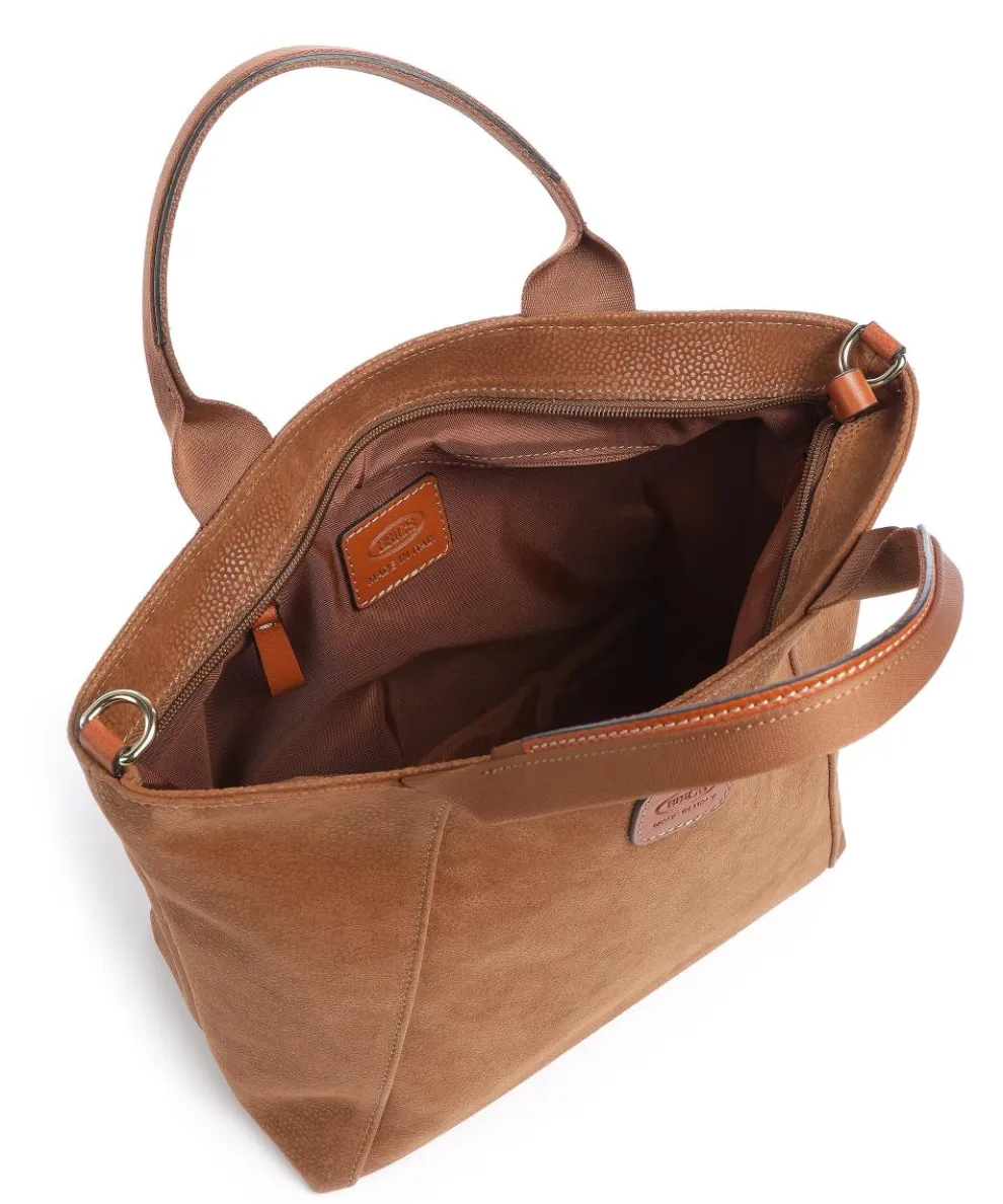 Life Handtasche Lederimitat braun