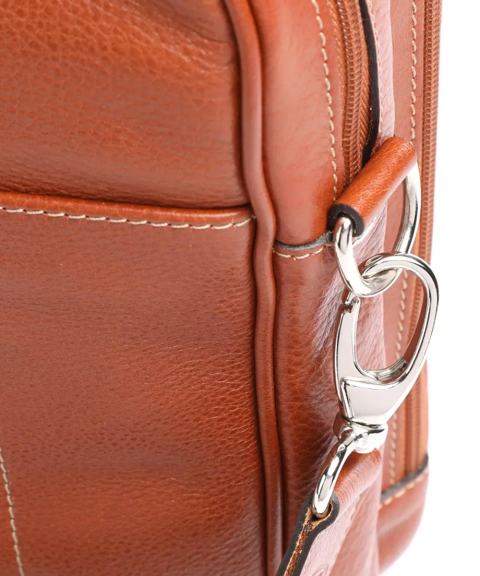 Life Pelle Aktentasche 15″ Leder camel