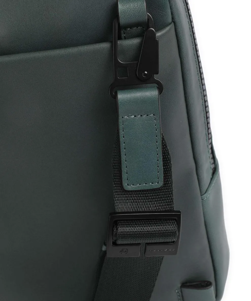 Liko Umhängetasche fein genarbtes Rindsleder dunkelgrün