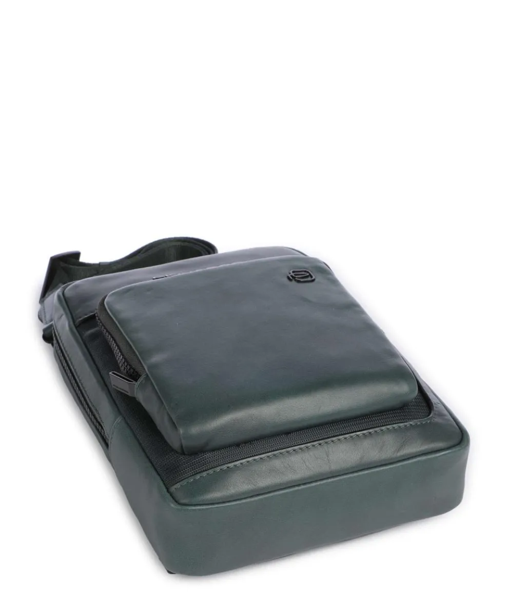 Liko Umhängetasche fein genarbtes Rindsleder dunkelgrün