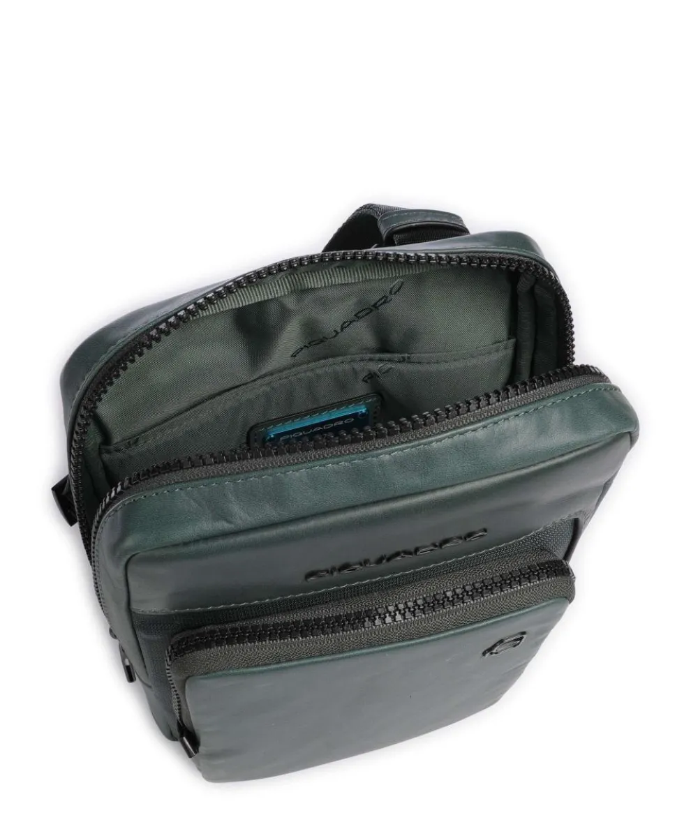 Liko Umhängetasche fein genarbtes Rindsleder dunkelgrün