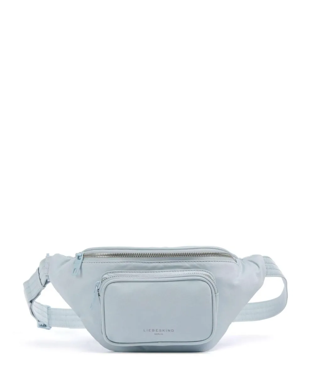 Lila Nylon M Gürteltasche Textil hellblau