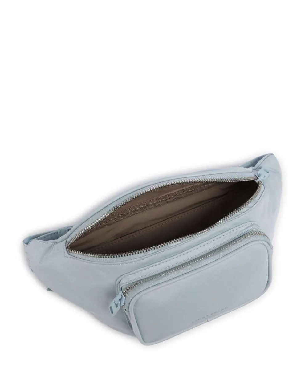 Lila Nylon M Gürteltasche Textil hellblau