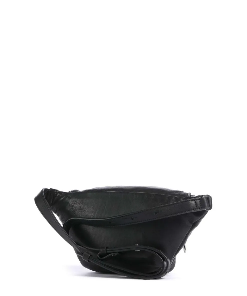 Lila Sheep Natural M Gürteltasche Schafsleder schwarz