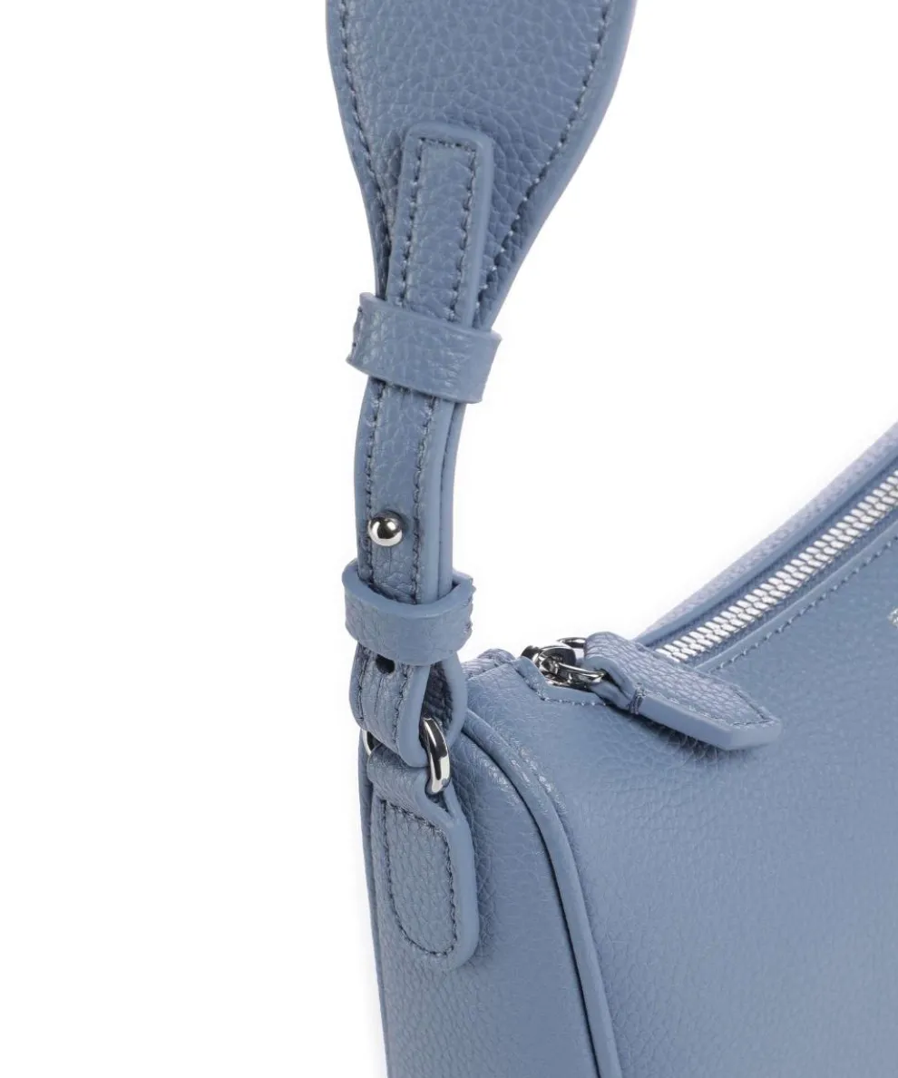 Lilly Umhängetasche Lederimitat blaugrau