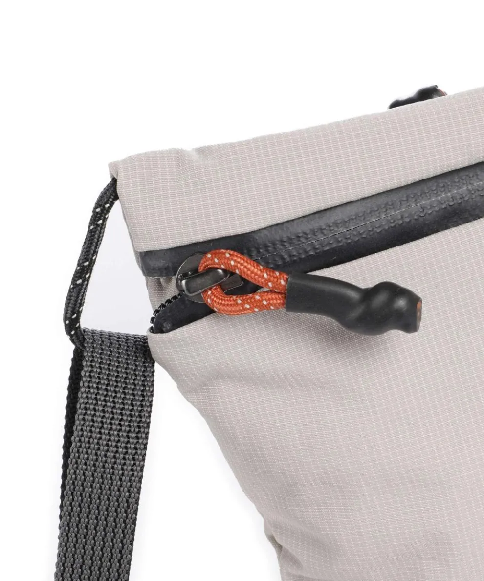 Lite Umhängetasche recyceltes Nylon hellgrau