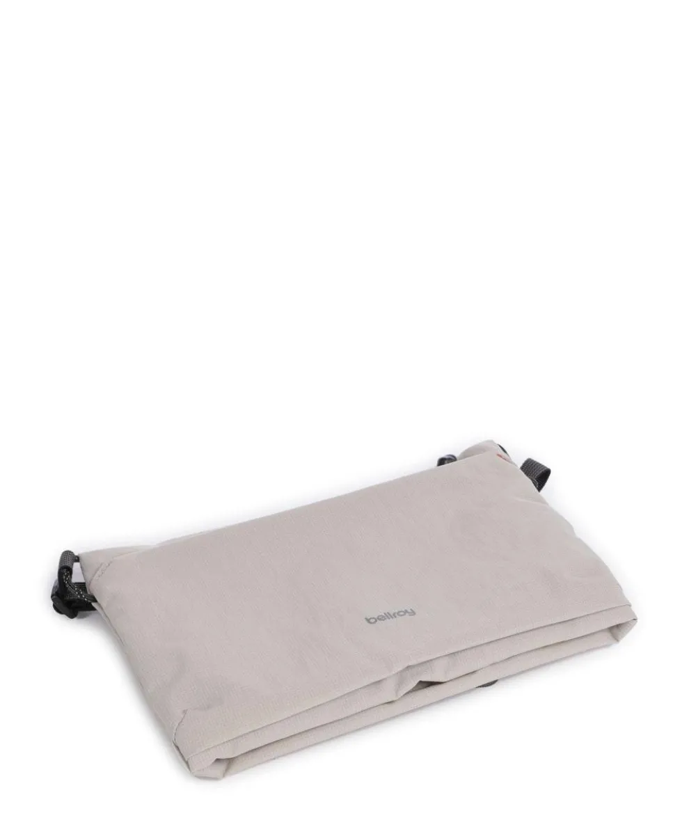 Lite Umhängetasche recyceltes Nylon hellgrau