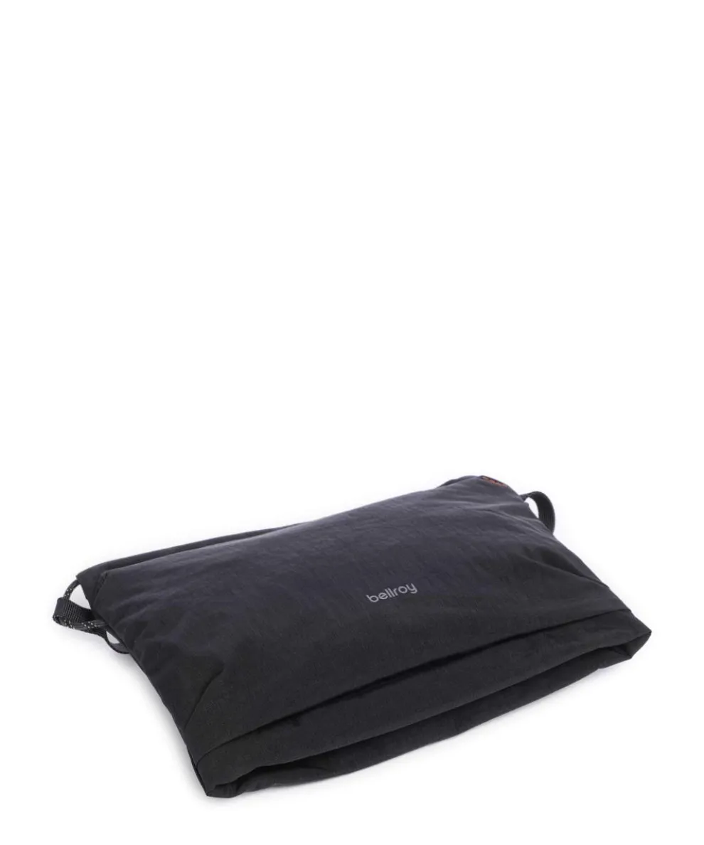 Lite Umhängetasche recyceltes Nylon schwarz