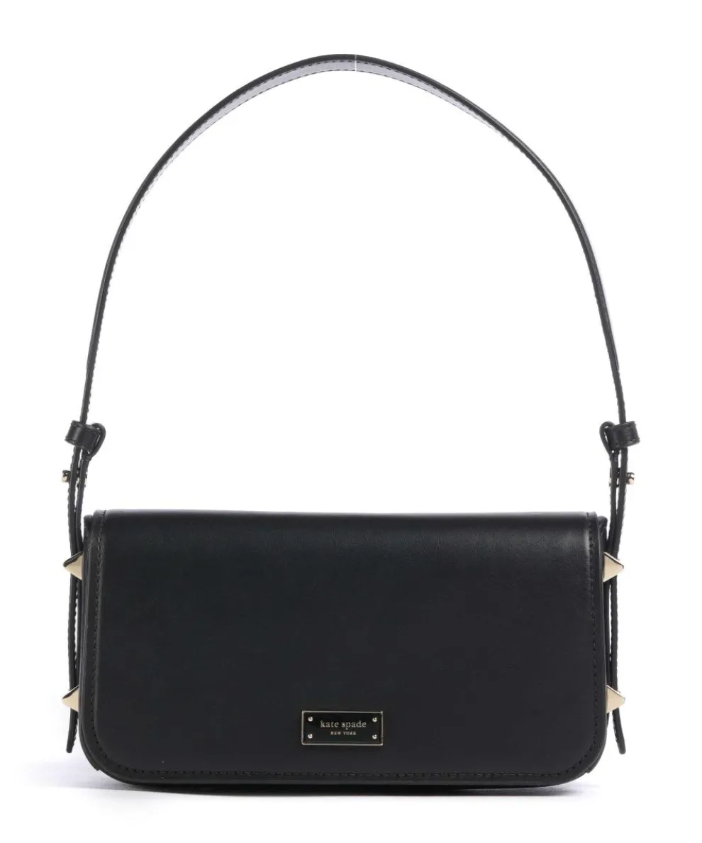 Liv Schultertasche fein genarbtes Rindsleder schwarz