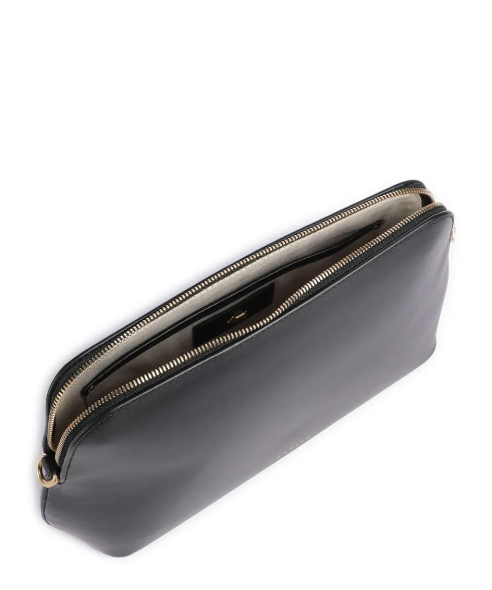 Liverpool Street Icon Umhängetasche Rindsleder schwarz