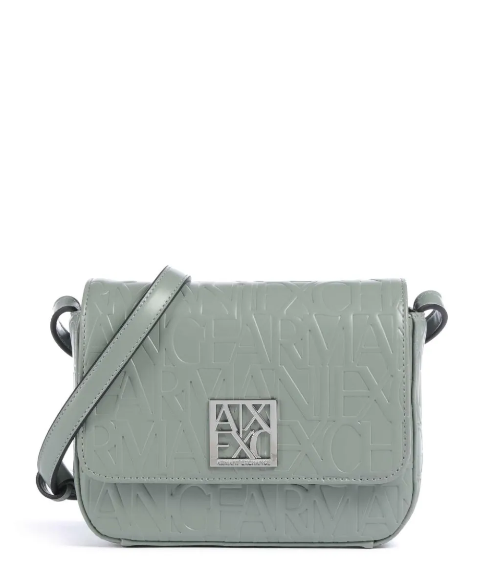 Liz M Umhängetasche Lederimitat graugrün