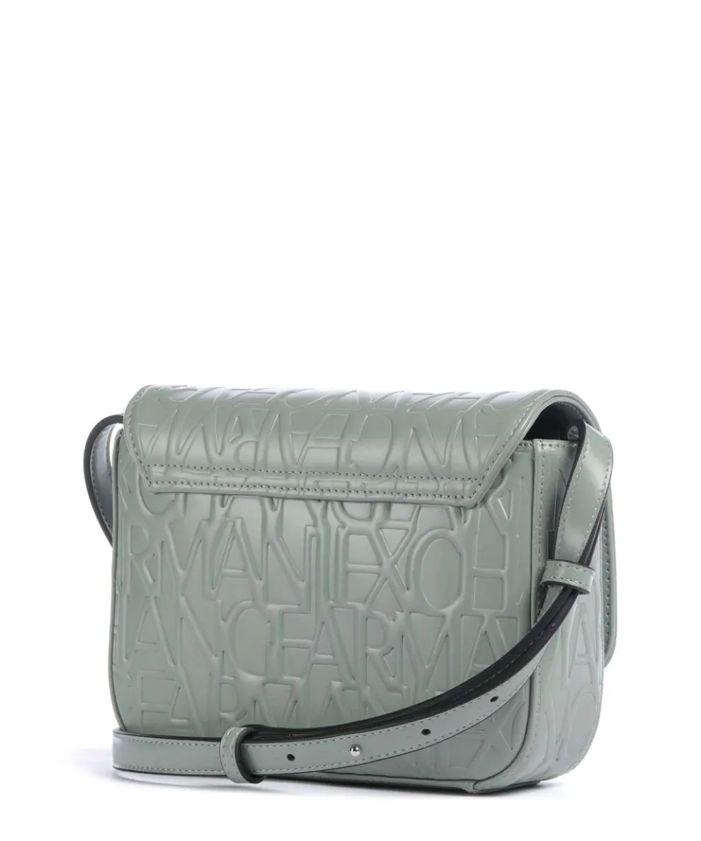 Liz M Umhängetasche Lederimitat graugrün