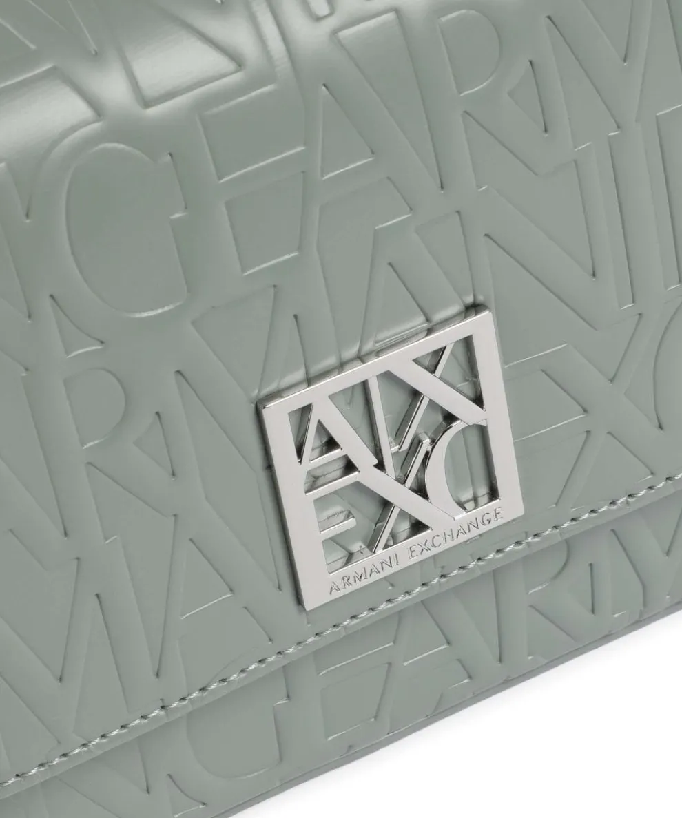 Liz M Umhängetasche Lederimitat graugrün