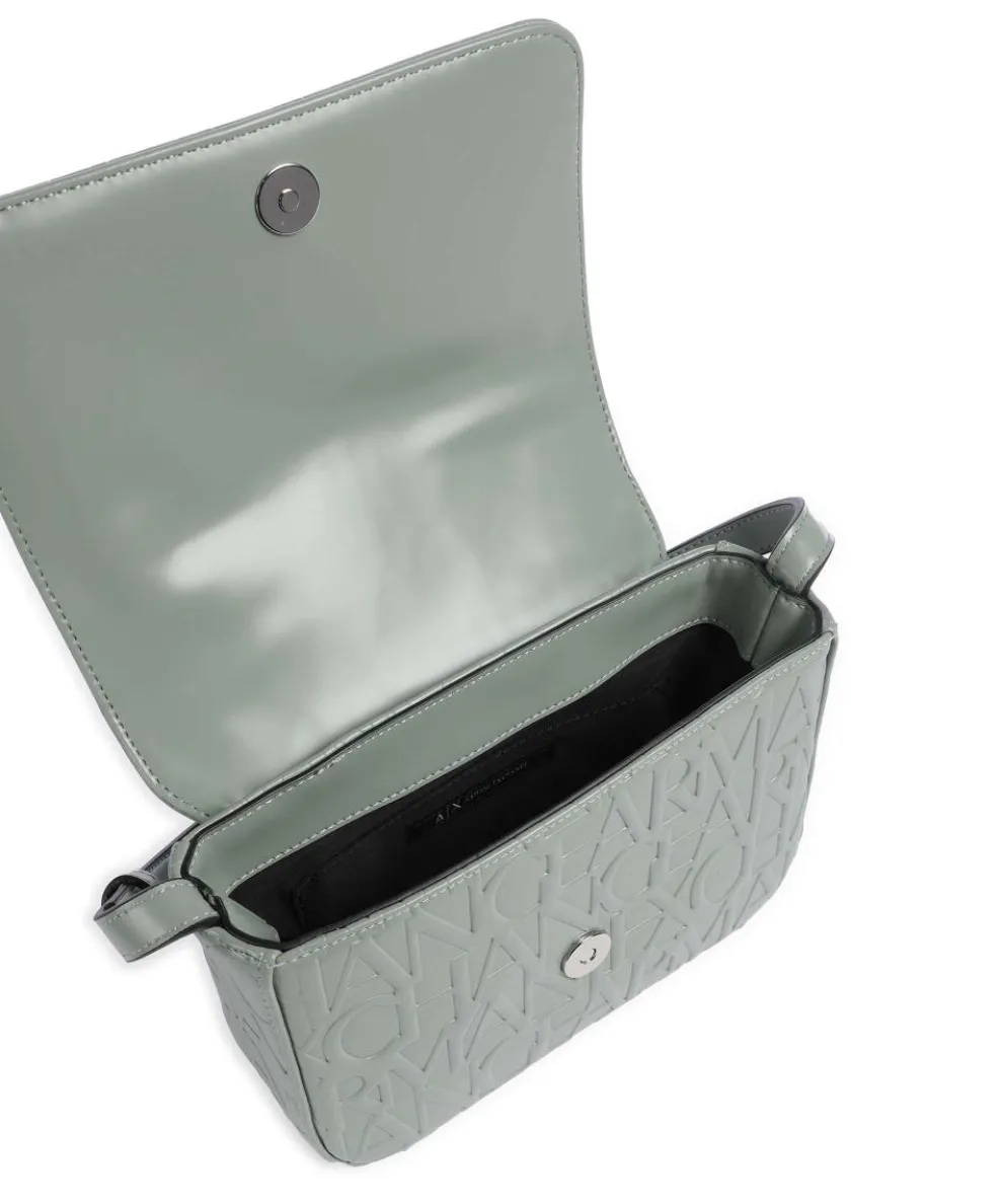 Liz M Umhängetasche Lederimitat graugrün