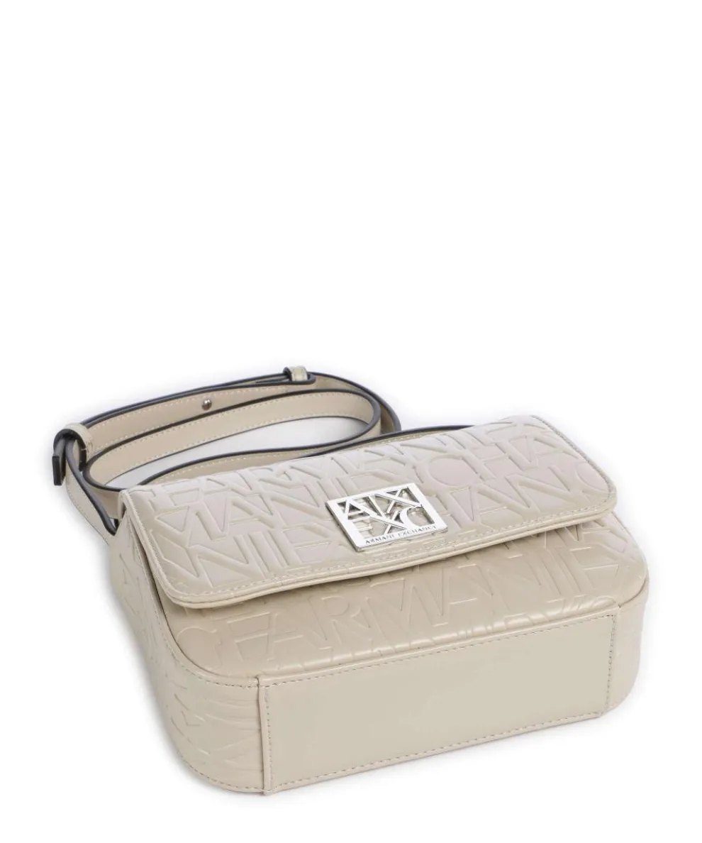 Liz M Umhängetasche Lederimitat beige