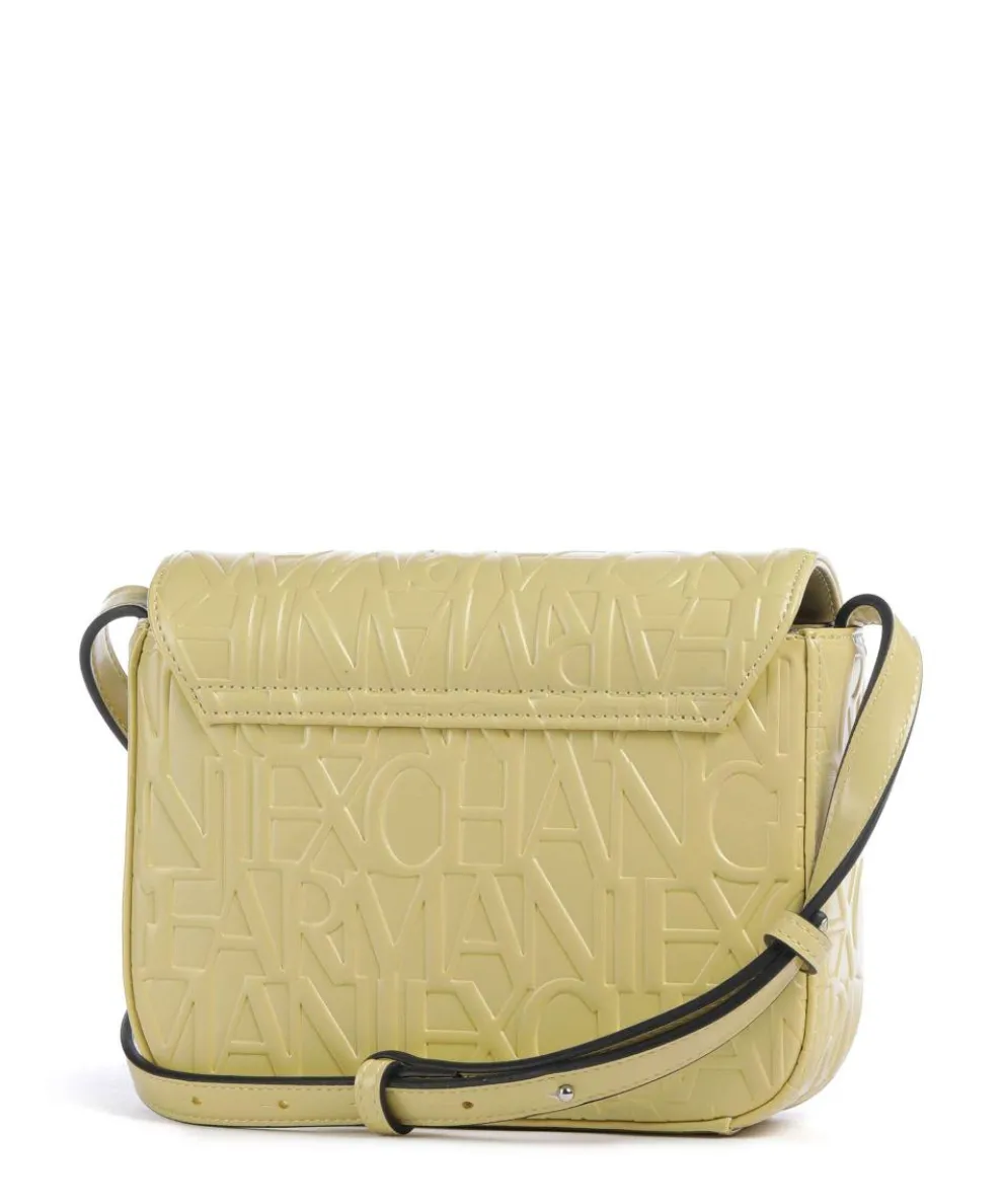 Liz M Umhängetasche Lederimitat gelbgrün