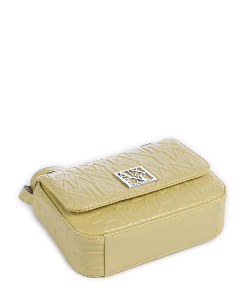 Liz M Umhängetasche Lederimitat gelbgrün