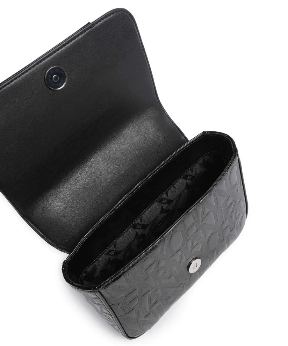 Liz Patent Umhängetasche Lederimitat schwarz