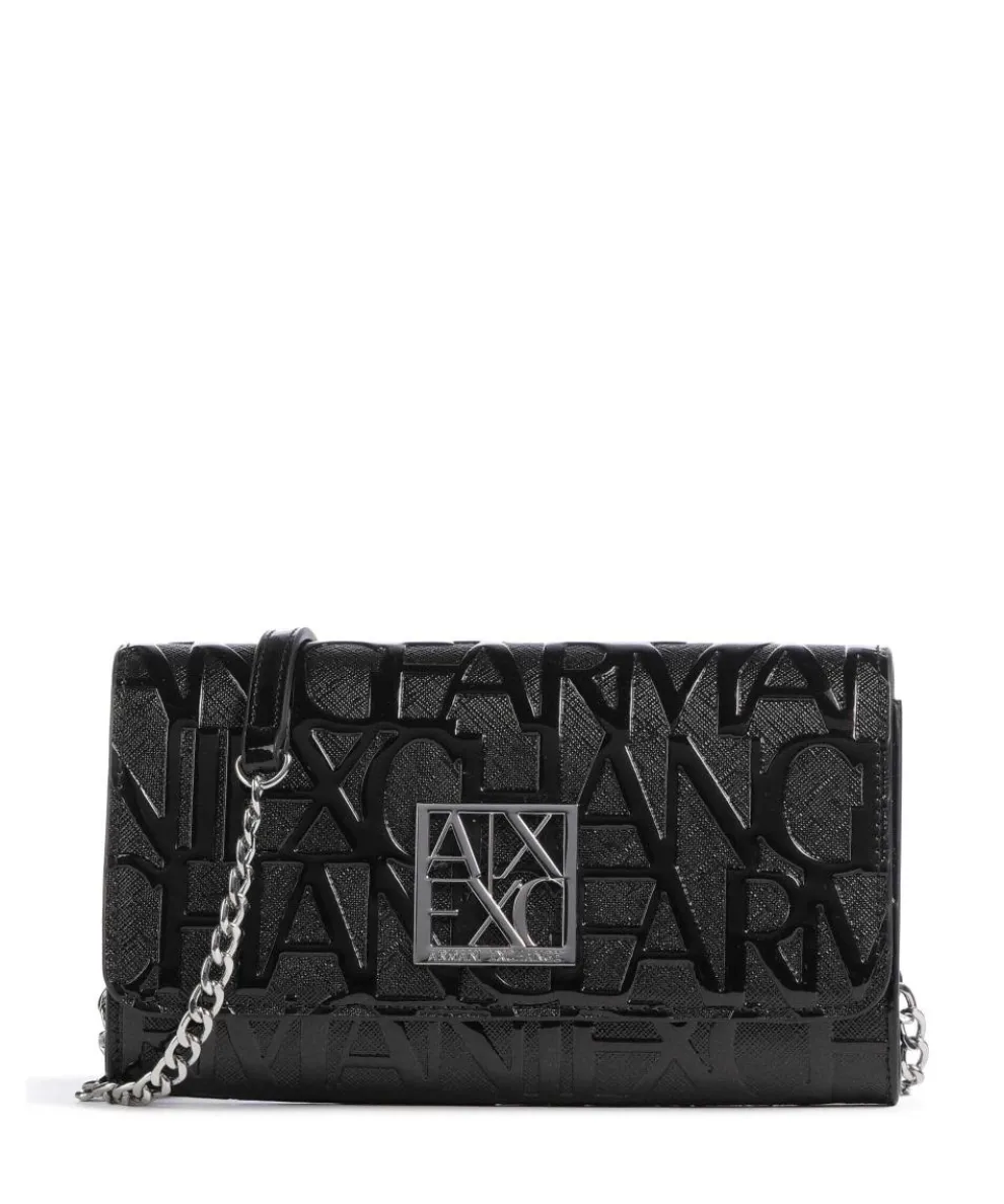 Liz Umhängetasche Lederimitat schwarz