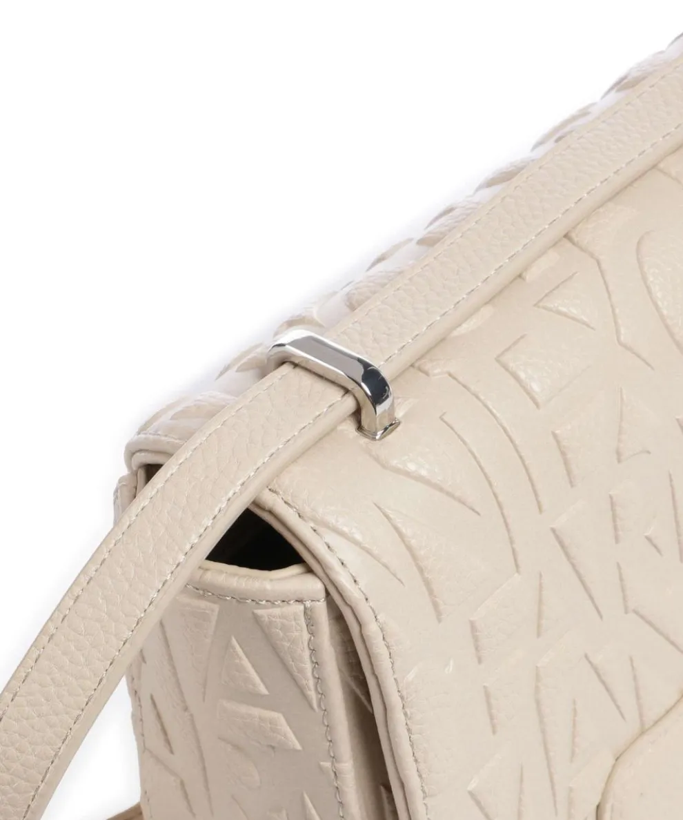 Liz Umhängetasche Lederimitat creme