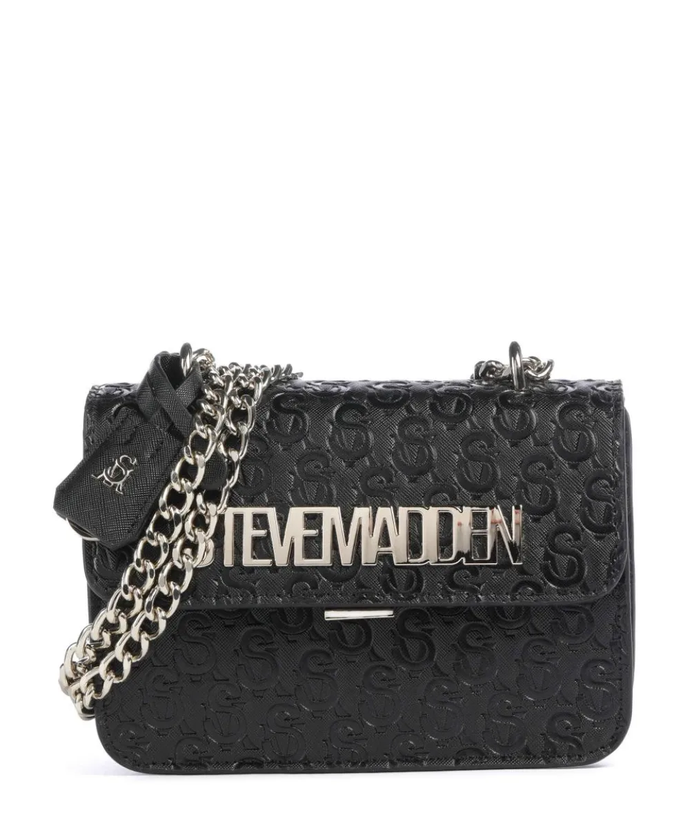 BCOAL-E Schultertasche Lederimitat schwarz