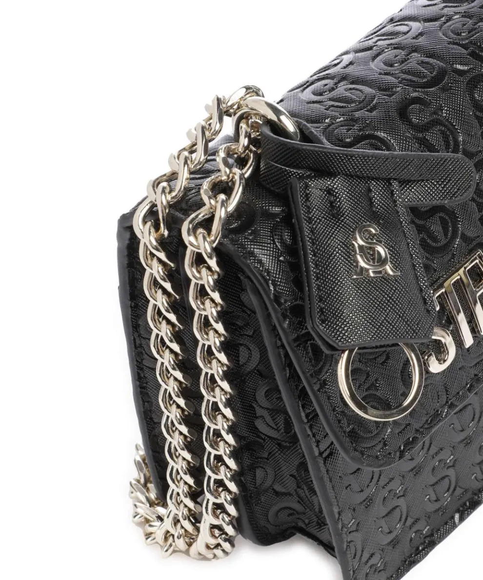 BCOAL-E Schultertasche Lederimitat schwarz