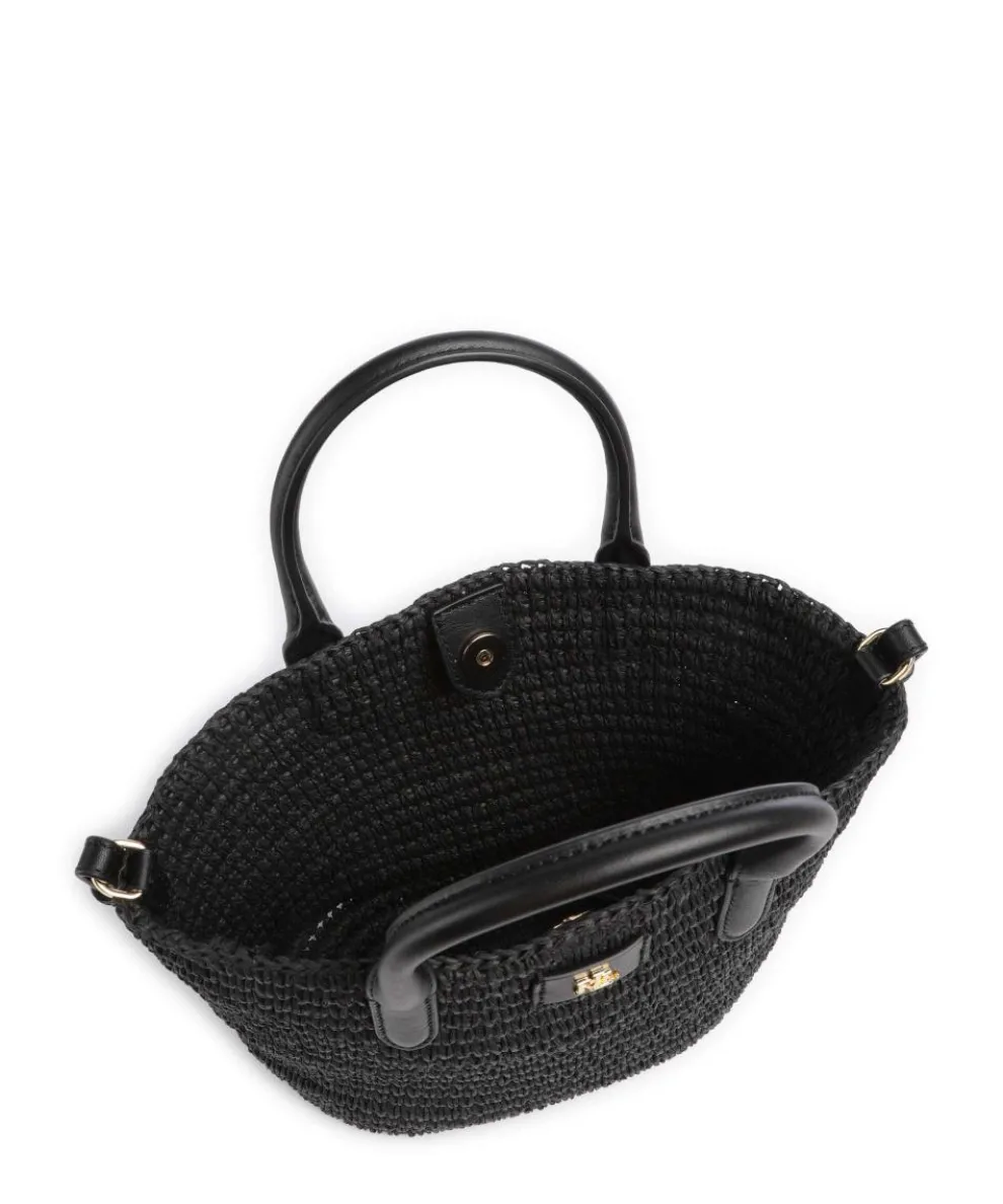 Brie 22 Handtasche Bast schwarz
