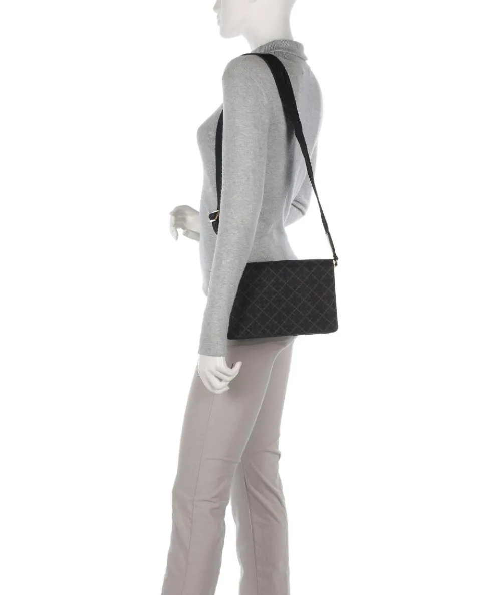 Loenna Umhängetasche Lederimitat dunkelbraun