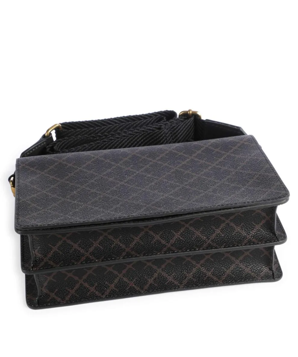 Loenna Umhängetasche Lederimitat dunkelbraun