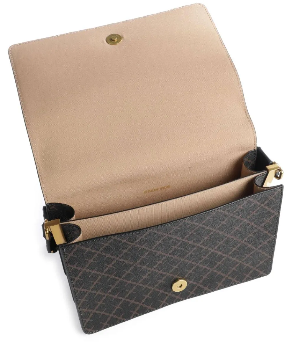 Loenna Umhängetasche Lederimitat dunkelbraun