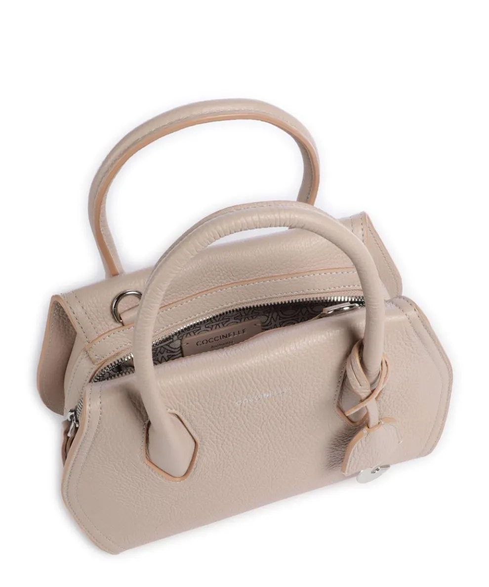 Lord Handtasche genarbtes Leder altrosa