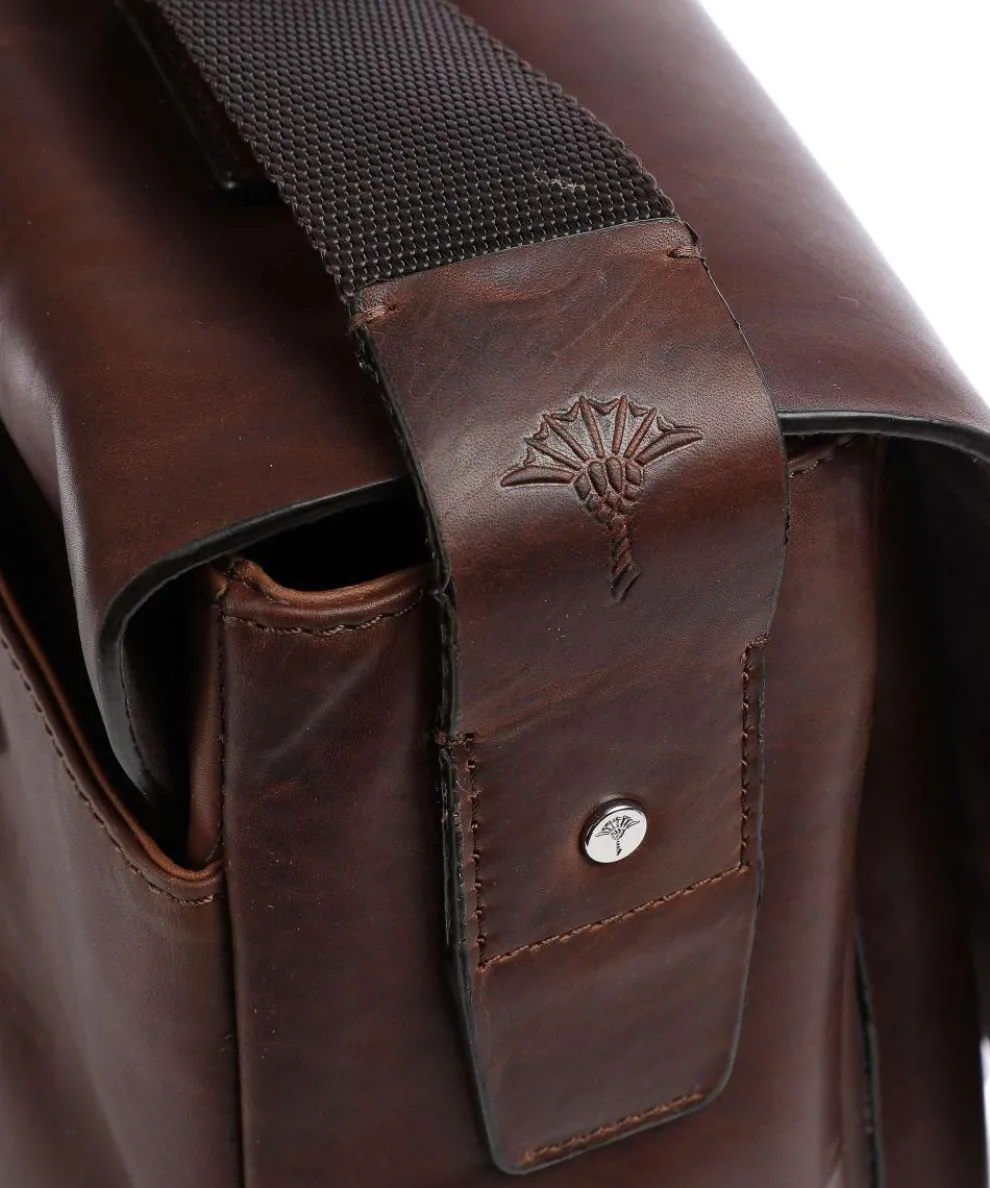 Loreto Kreon Aktentasche 14″ fein genarbtes Rindsleder braun