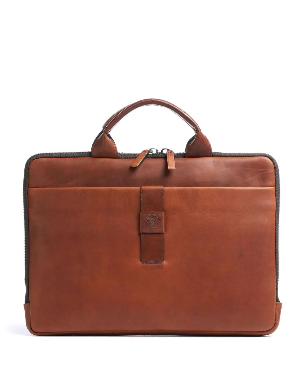 Loreto Samu Aktentasche 14″ Pull-Up Rindsleder braun