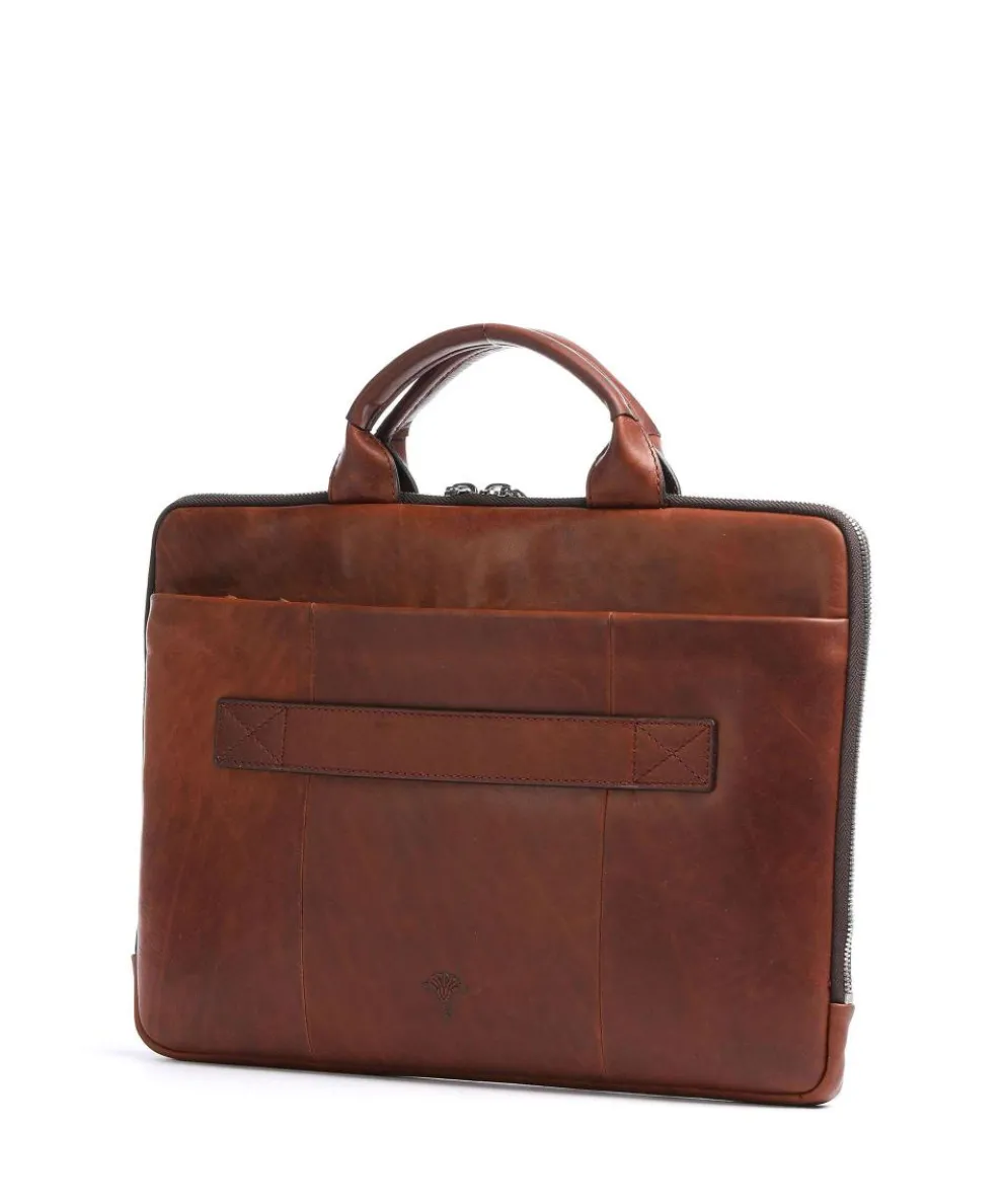 Loreto Samu Aktentasche 14″ Pull-Up Rindsleder braun