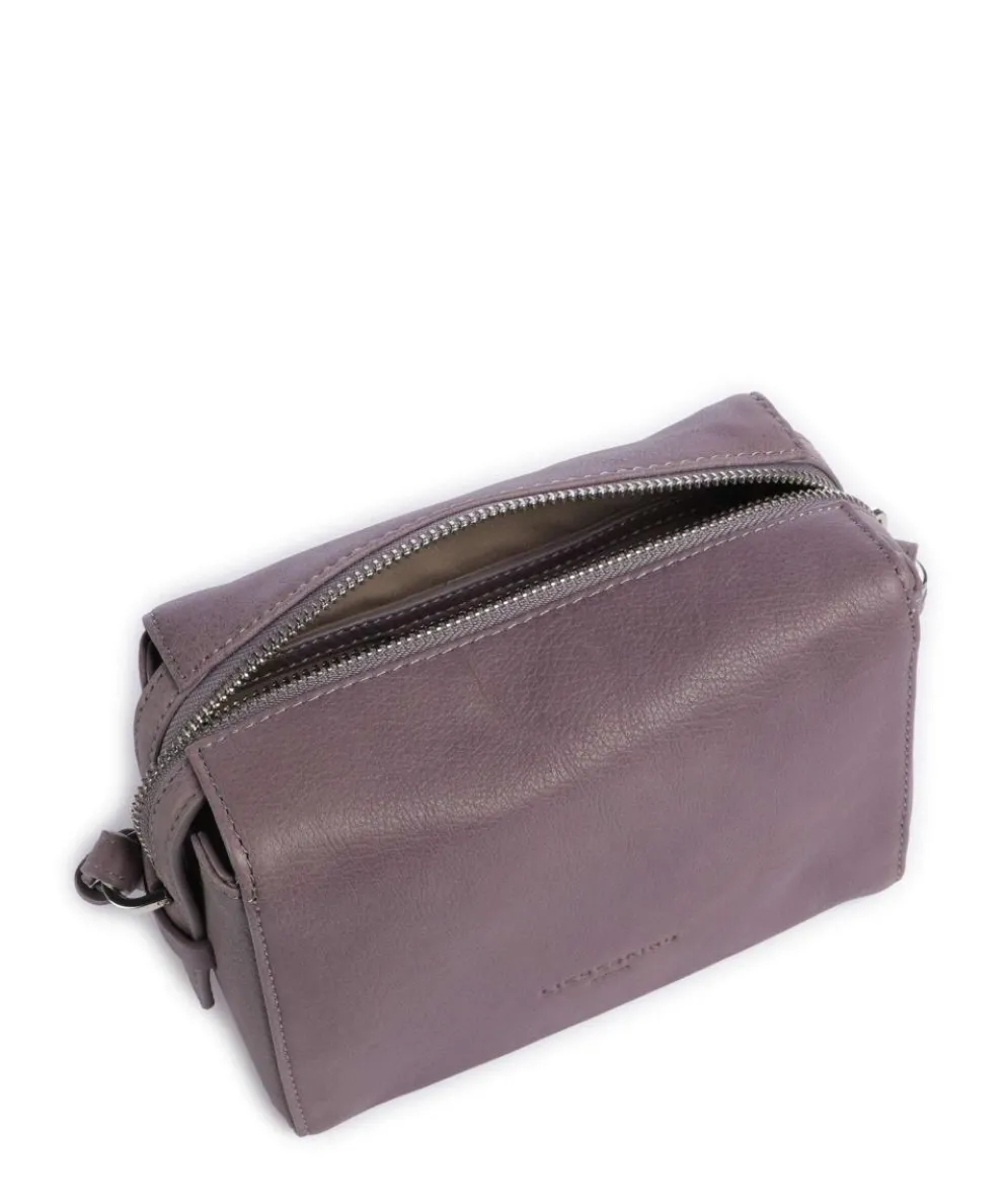 Lou 2 3D Leather S Umhängetasche genarbtes Rindsleder violett