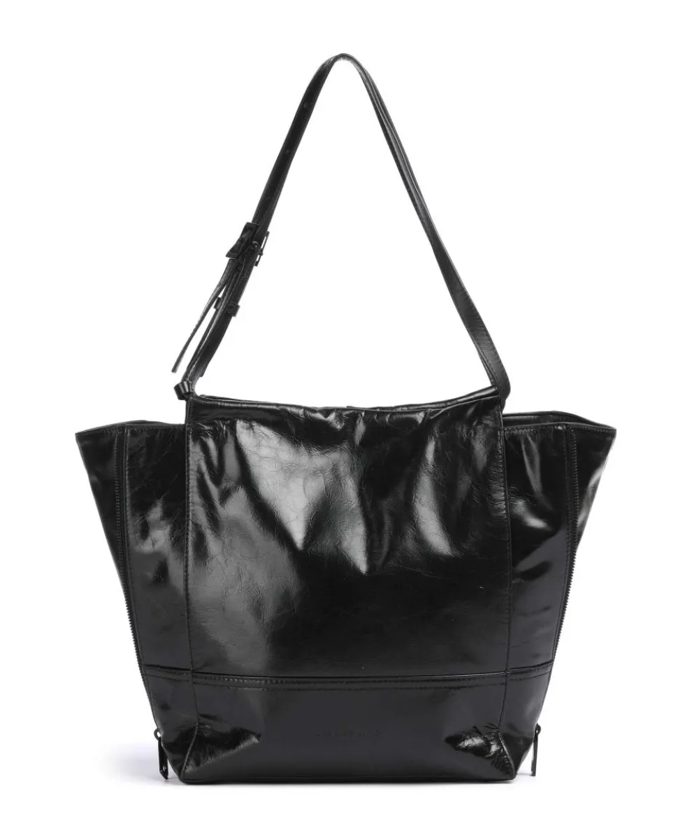Lou 2 Paper Touch M Shopper Leder schwarz