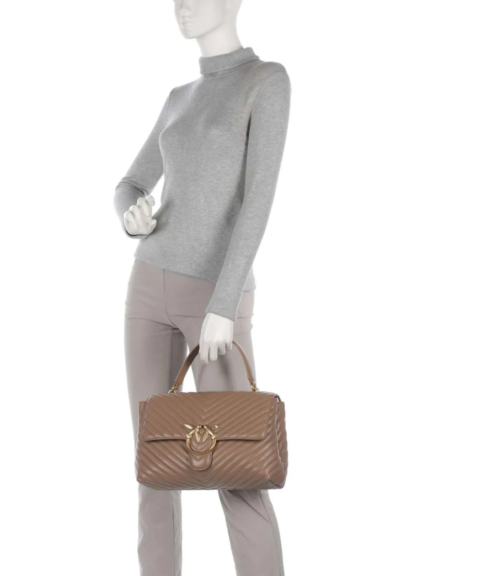 Love Lady Puff Big Handtasche Schafsleder hellbraun