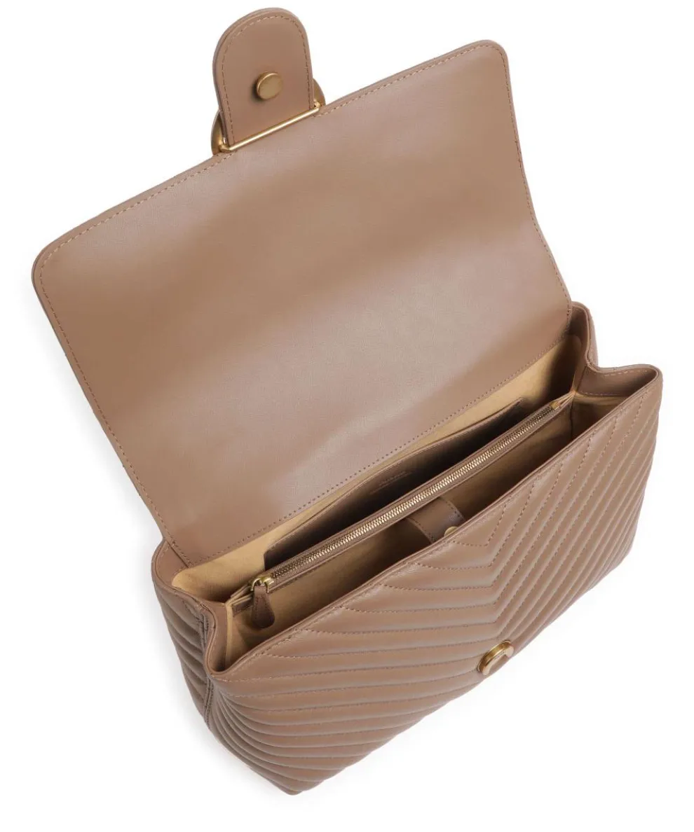 Love Lady Puff Big Handtasche Schafsleder hellbraun