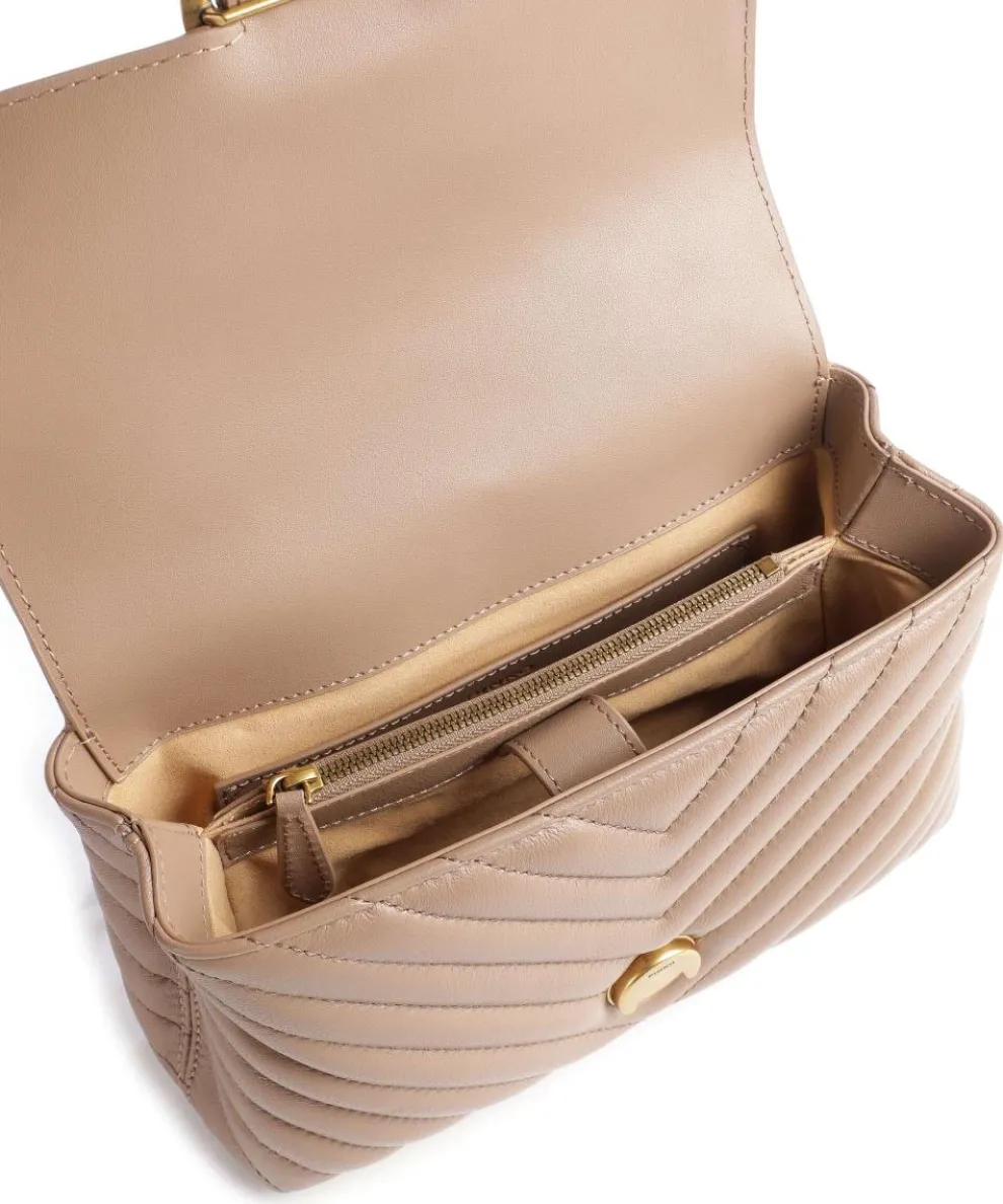 Love Lady Puff Mini Handtasche Schafsleder hellbraun