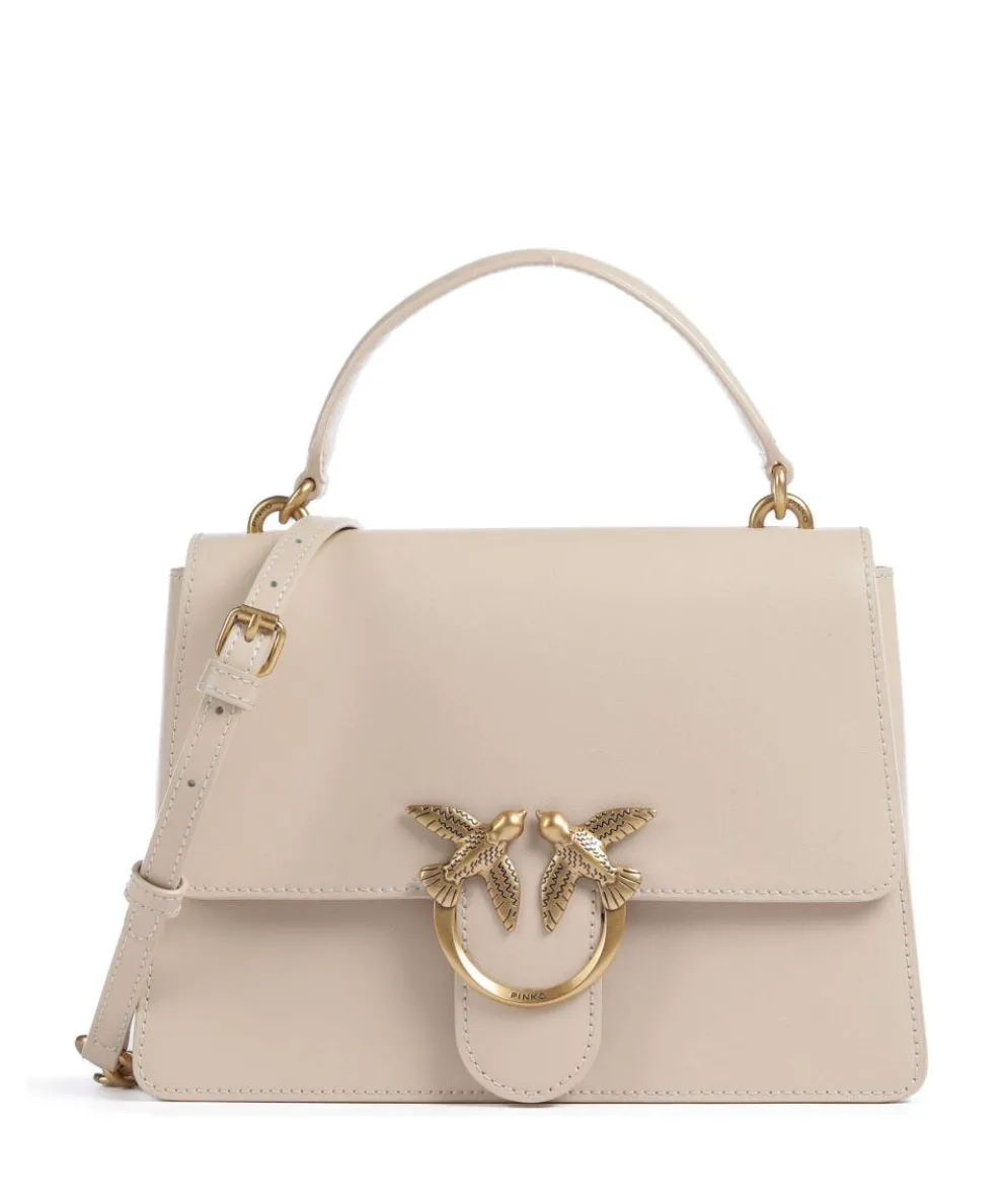 Love One Classic Handtasche fein genarbtes Rindsleder beige