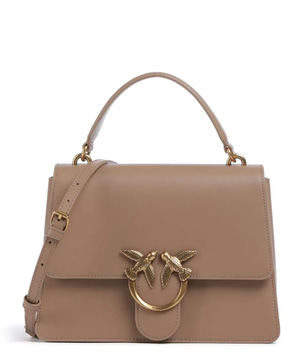 Love One Classic Handtasche fein genarbtes Rindsleder braun