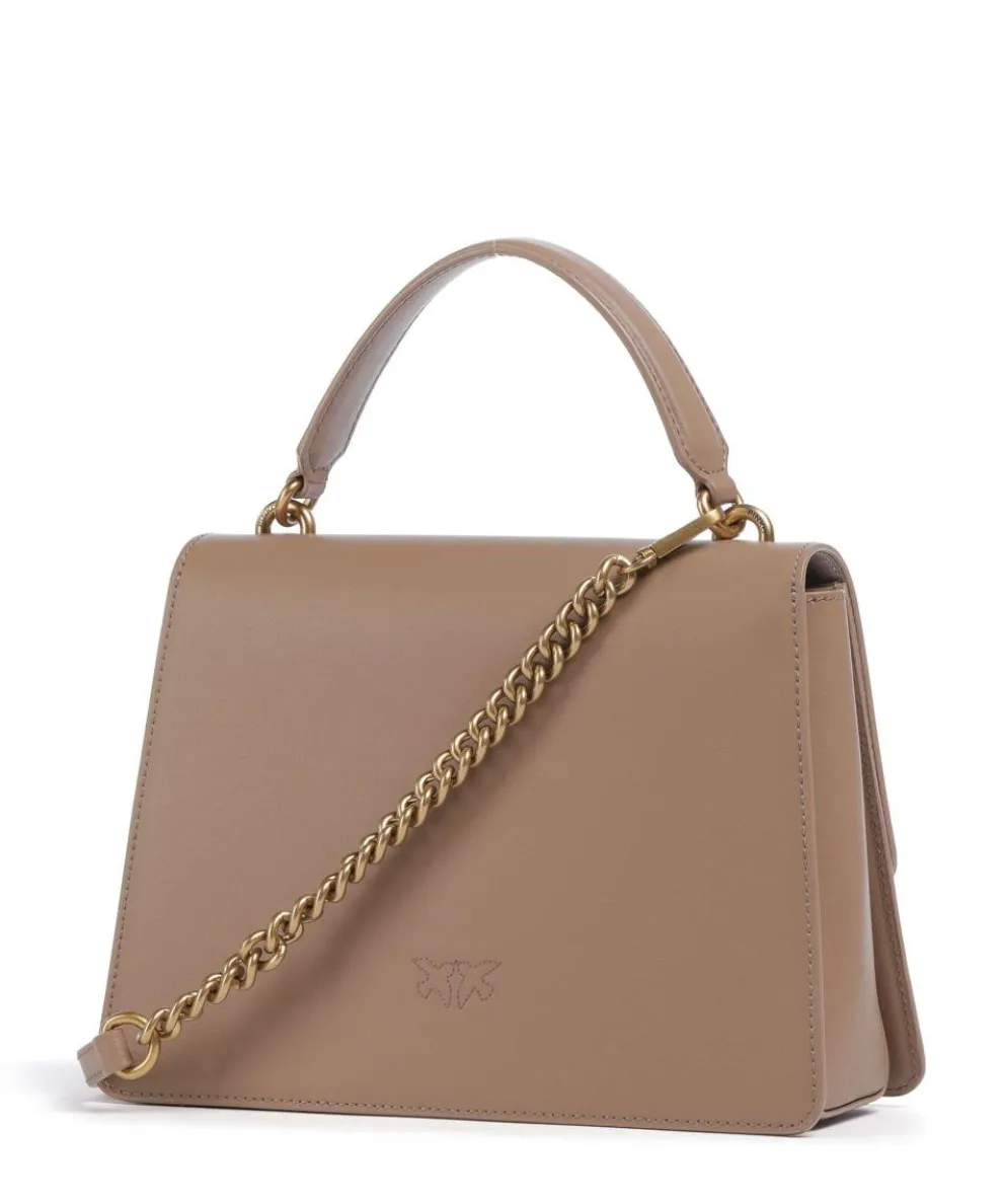 Love One Classic Handtasche fein genarbtes Rindsleder braun