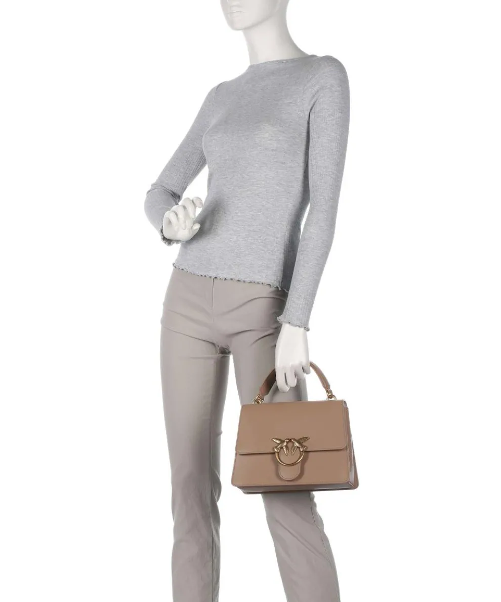 Love One Classic Handtasche fein genarbtes Rindsleder braun