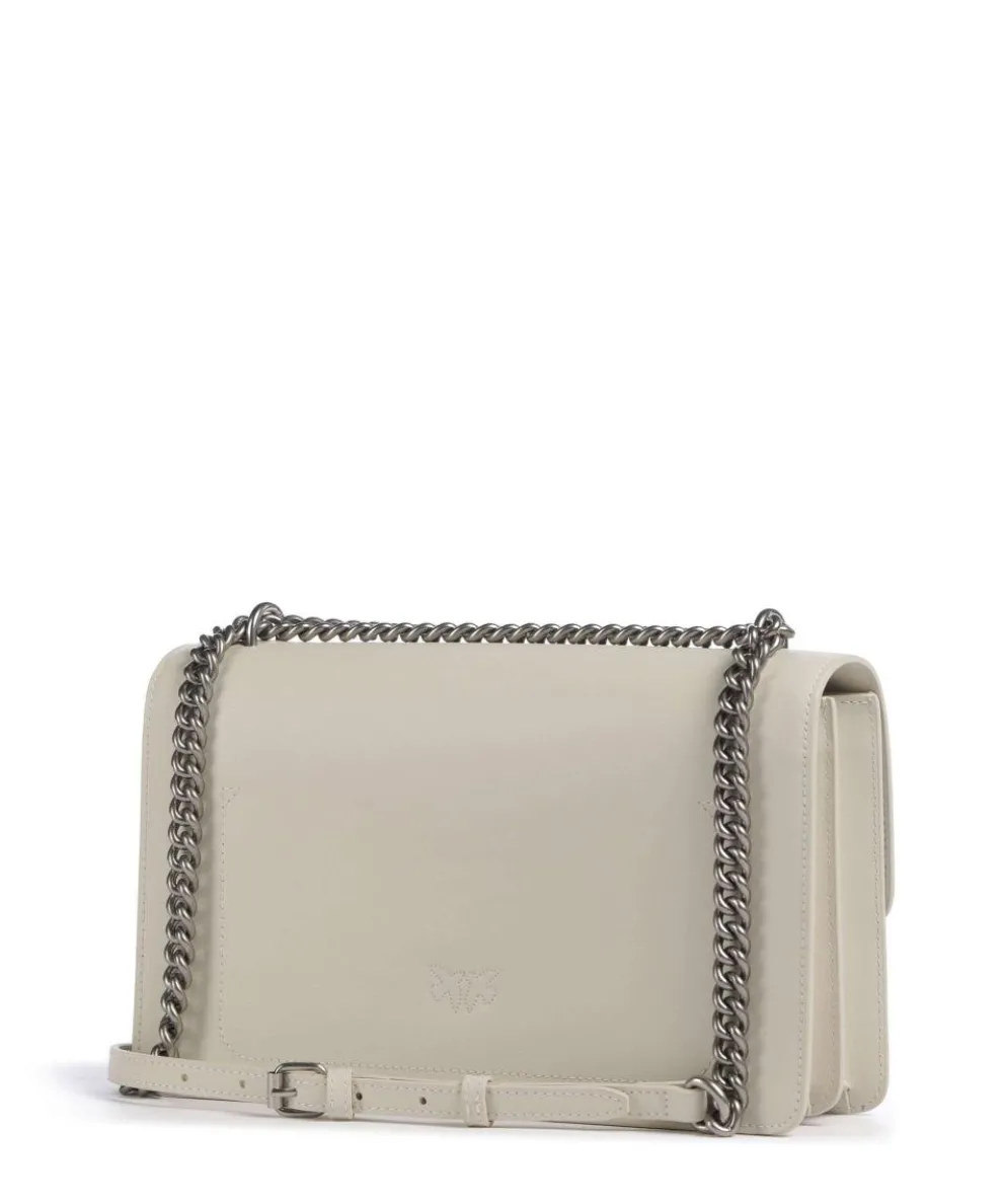 Love One Classic Schultertasche fein genarbtes Rindsleder elfenbein