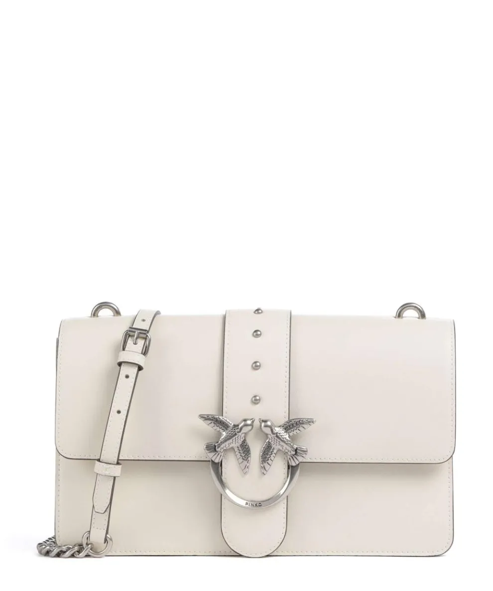 Love One Classic Umhängetasche fein genarbtes Kalbsleder creme