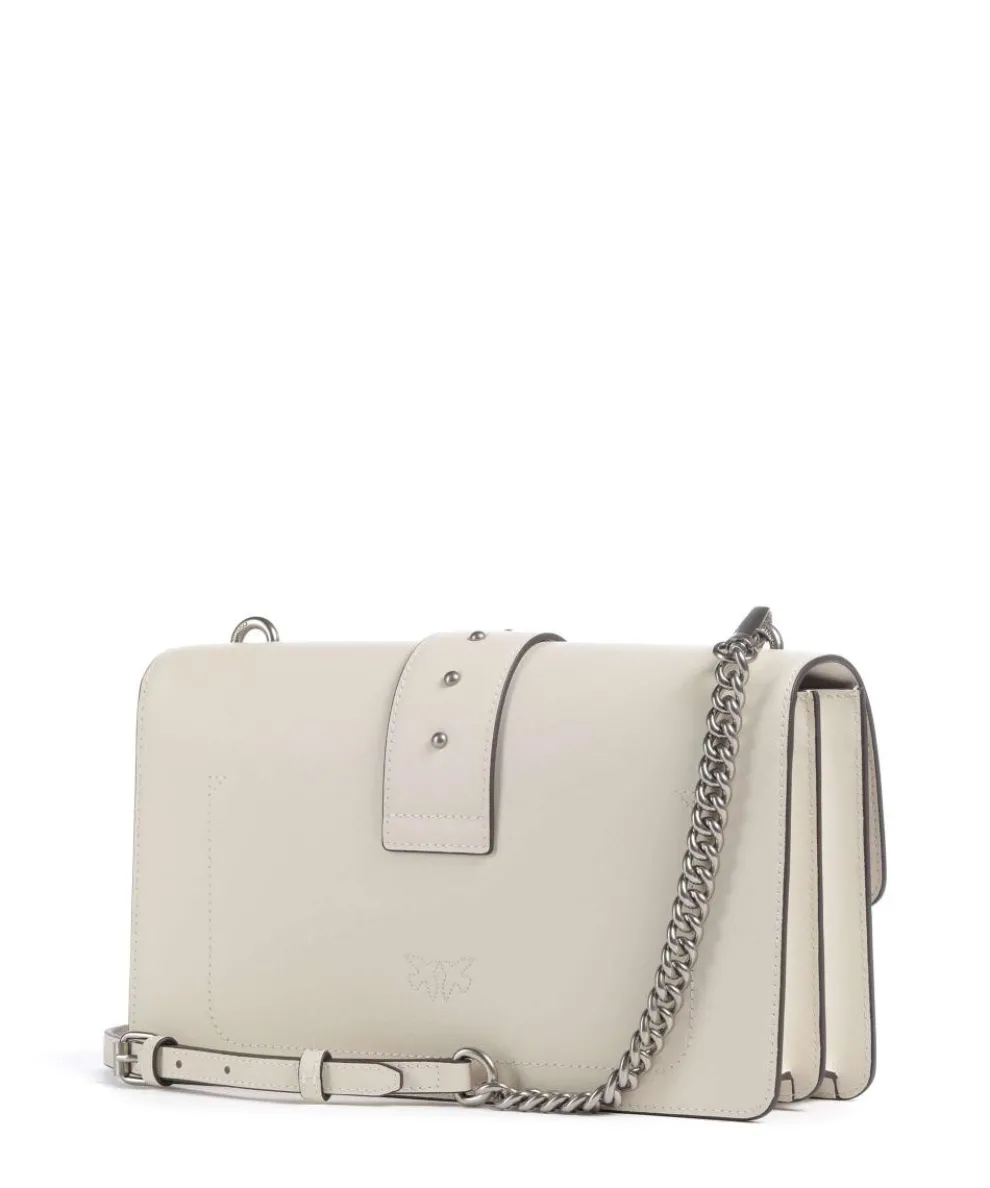 Love One Classic Umhängetasche fein genarbtes Kalbsleder creme