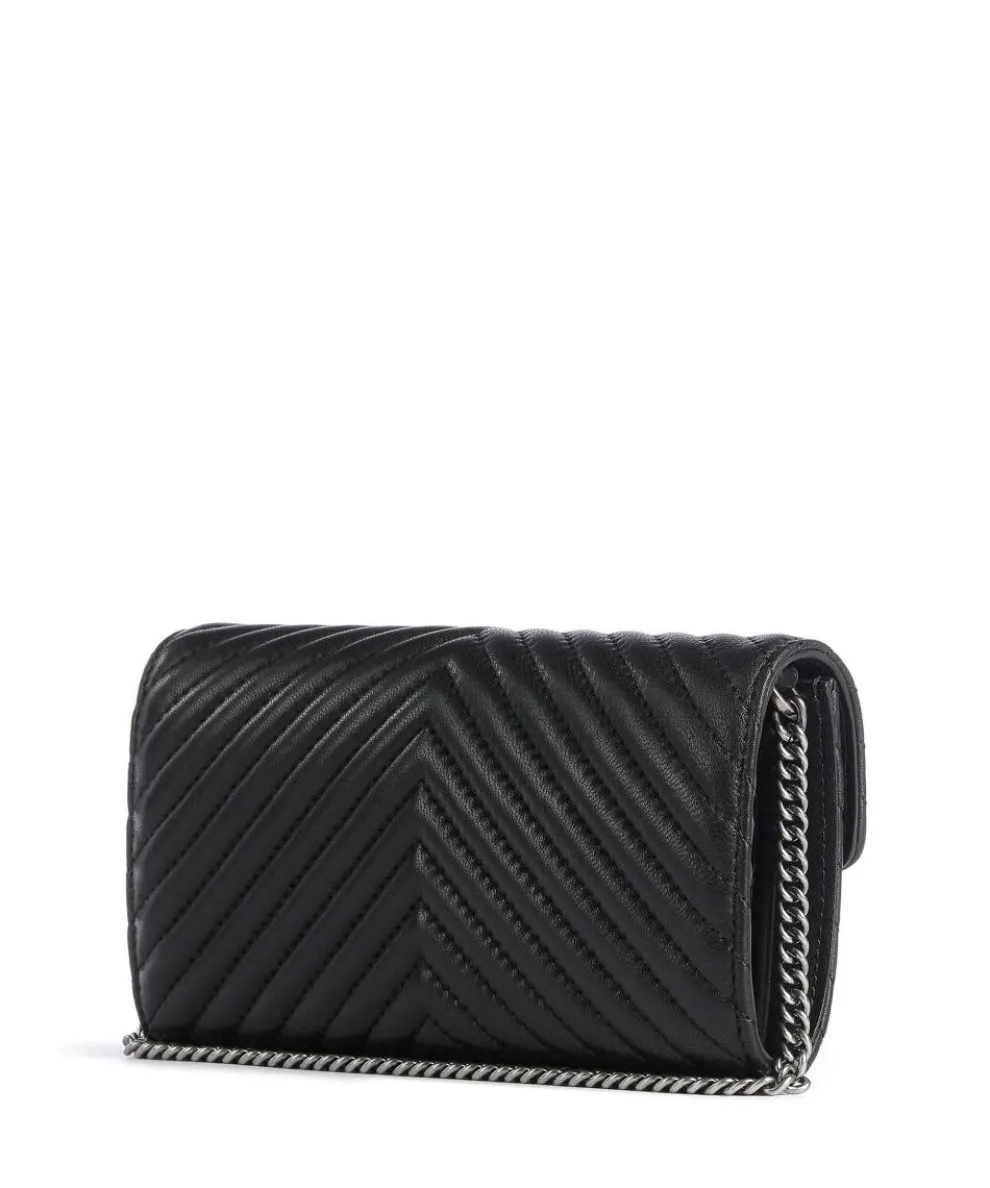 Love One Geldbörse fein genarbtes Rindsleder schwarz