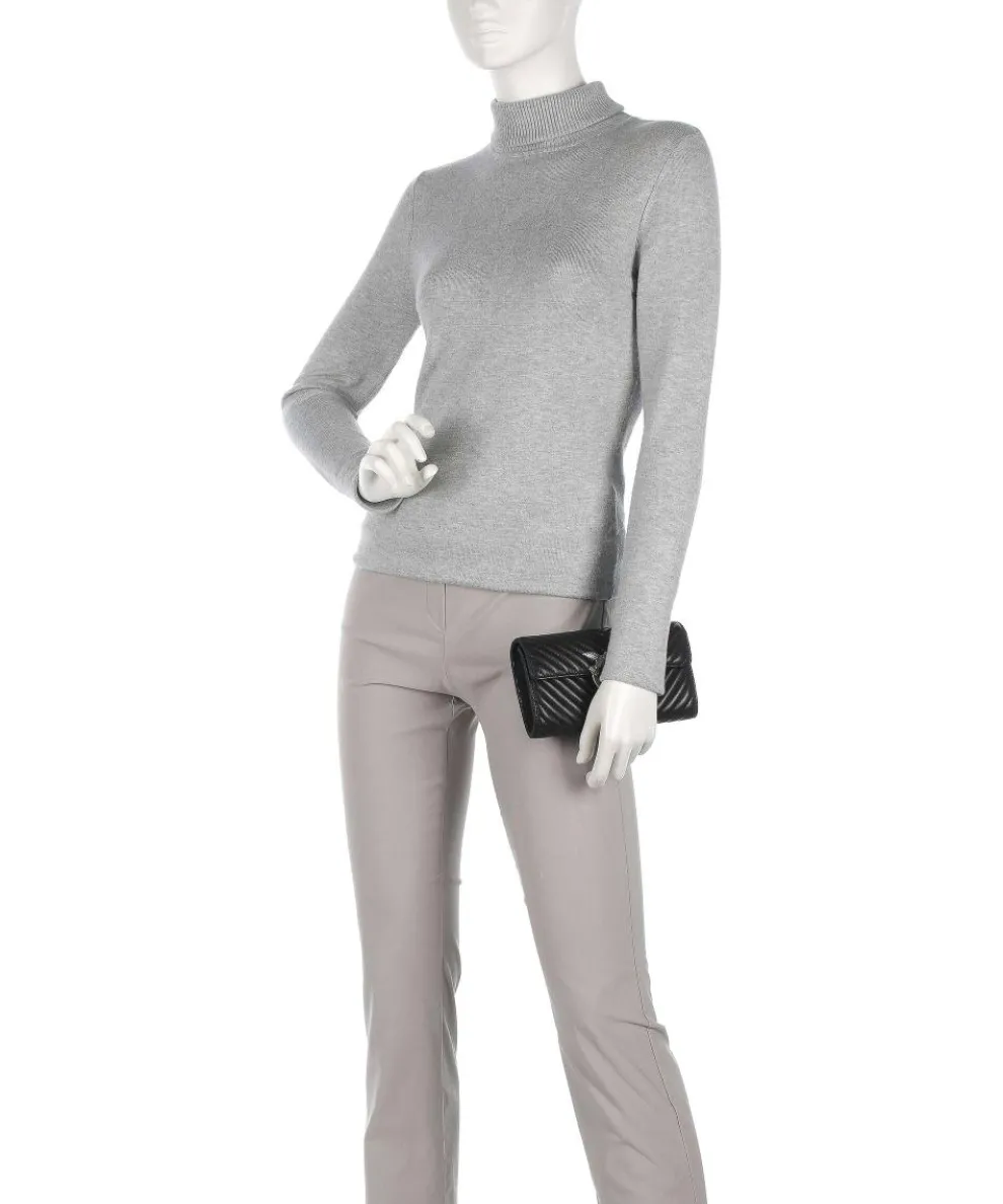 Love One Geldbörse fein genarbtes Rindsleder schwarz