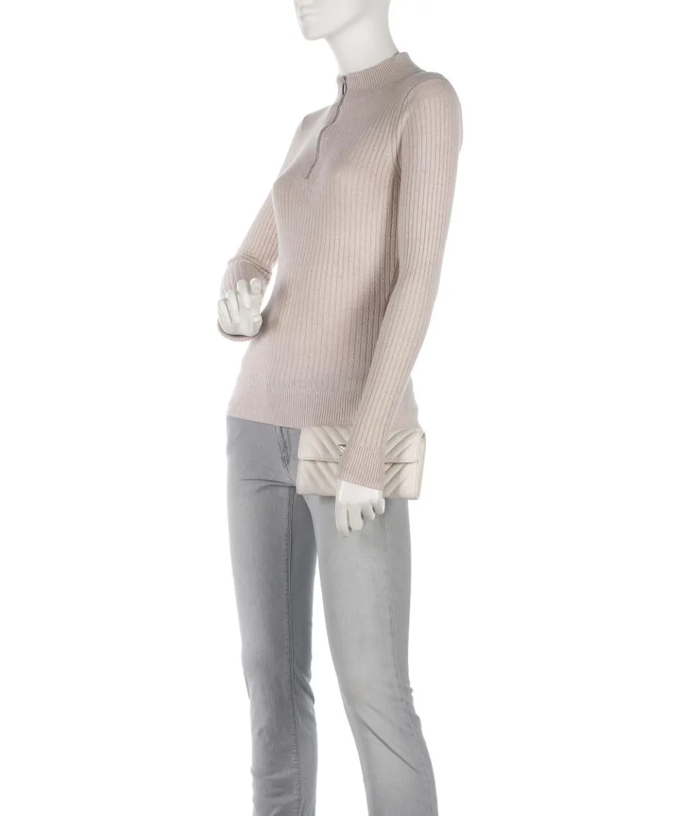 Love One Geldbörse fein genarbtes Rindsleder weiß